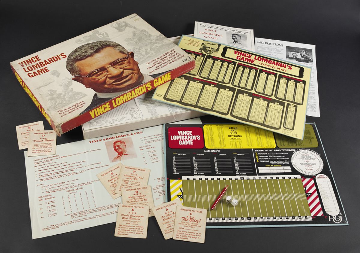 Vintage purchases Vince Lombardi Research Game Board Game