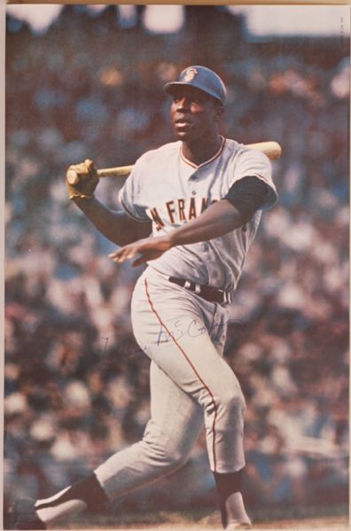 Willie McCovey Signed 1968 Sports Illustrated Poster