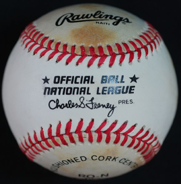 DiMaggio Brothers Multi-Signed ONL Baseball (3 Signatures) - Joe, Dom & Vince