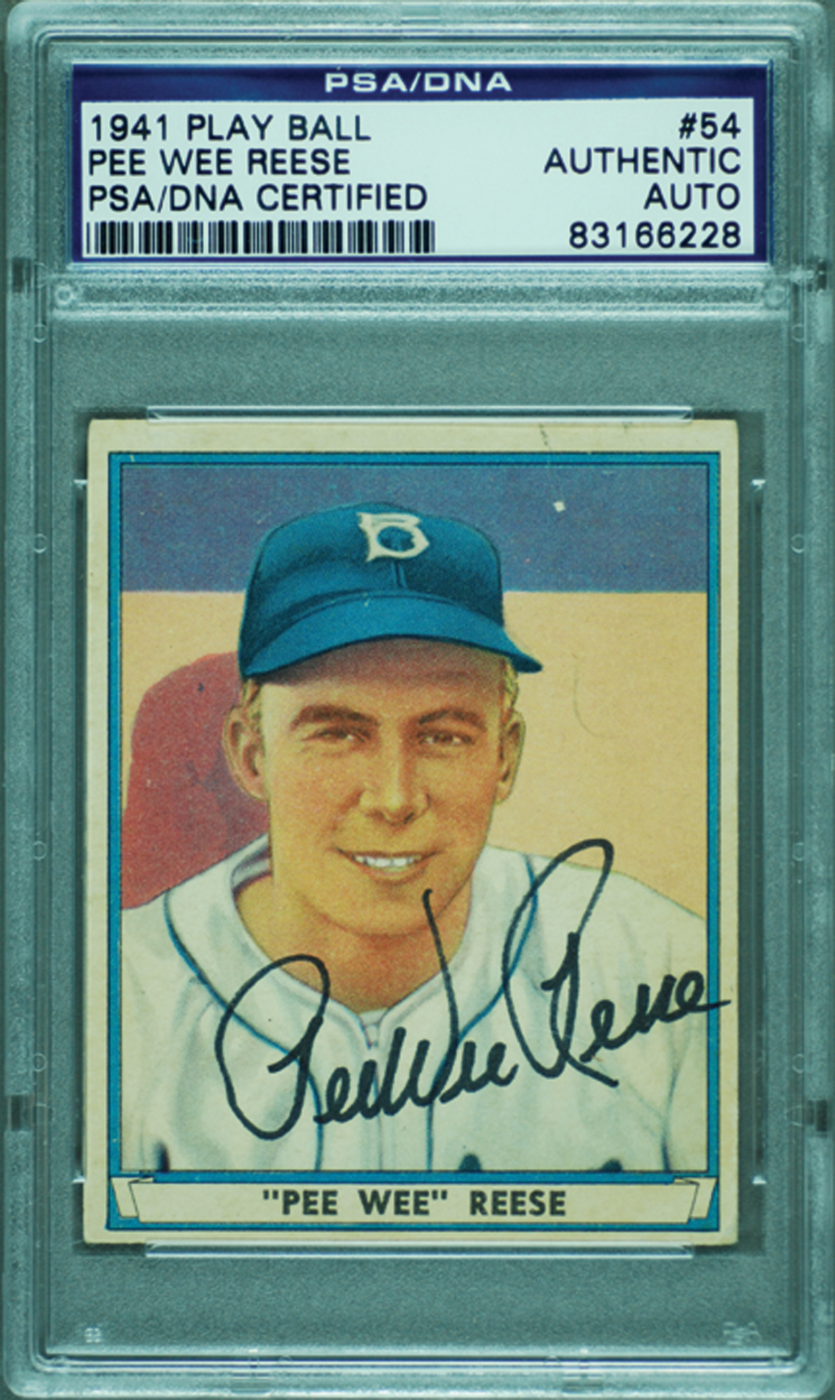 Lot Detail - Autographed Pee Wee Reese Certified Autographs, Ltd