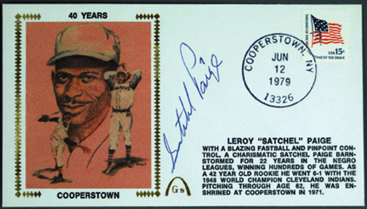 In 1971, Satchel Paige came to Cooperstown