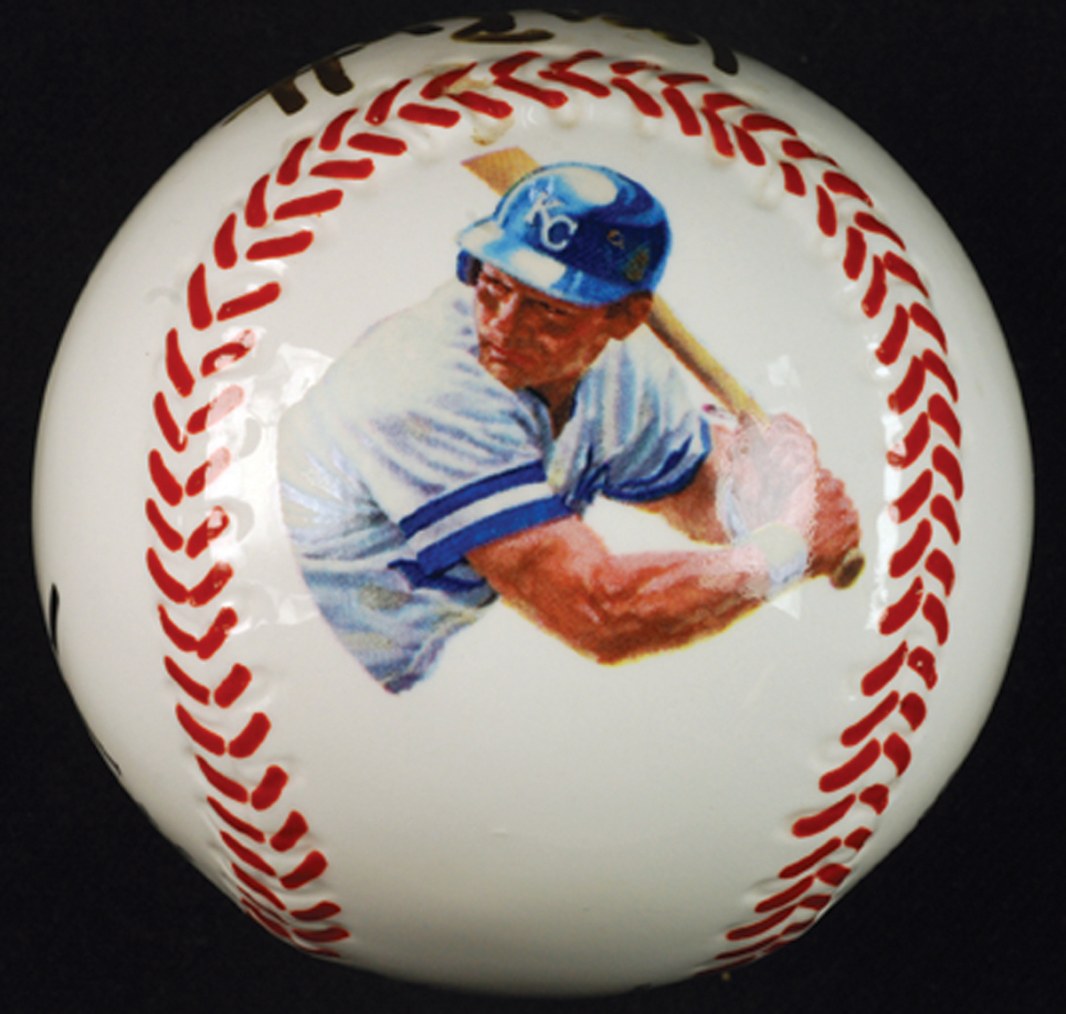 Fashion GEORGE BRETT CERAMIC BASEBALL