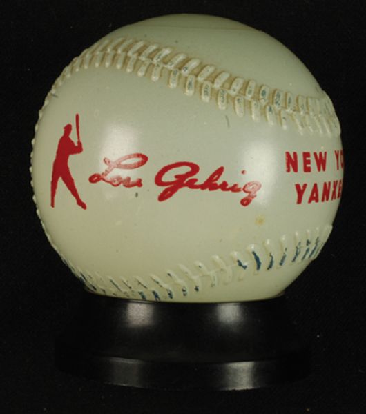 1930s Lou Gehrig & Bill Dickey New York Yankees Souvenir Bank