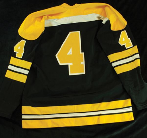 Bobby Orr Circa 1969-72 Game-Used Boston Bruins Black Jersey (Milton Byron LOA)