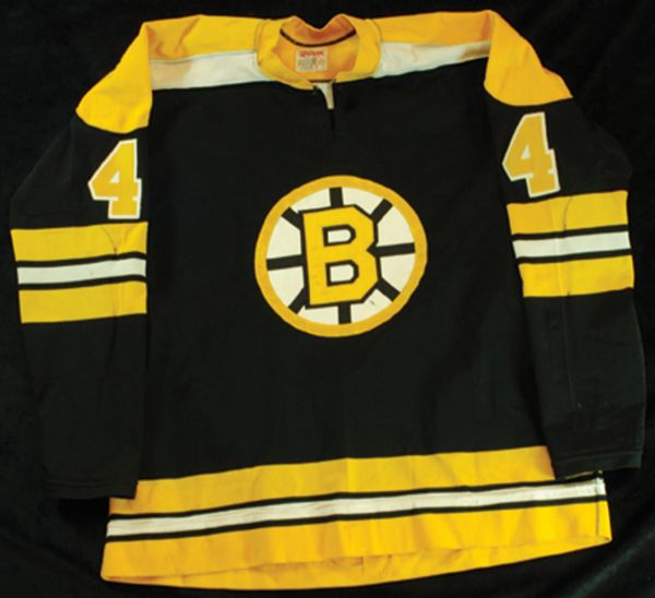 Bobby Orr Circa 1969-72 Game-Used Boston Bruins Black Jersey (Milton Byron LOA)