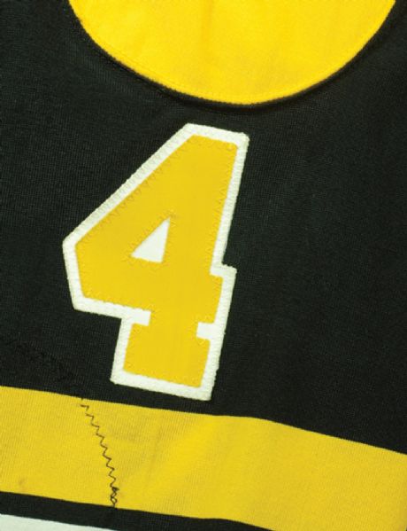 Bobby Orr Circa 1969-72 Game-Used Boston Bruins Black Jersey (Milton Byron LOA)