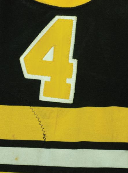 Bobby Orr Circa 1969-72 Game-Used Boston Bruins Black Jersey (Milton Byron LOA)