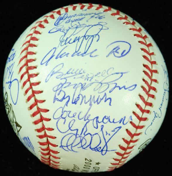 2000 New York Yankees Team-Signed Baseball (32 Signatures)