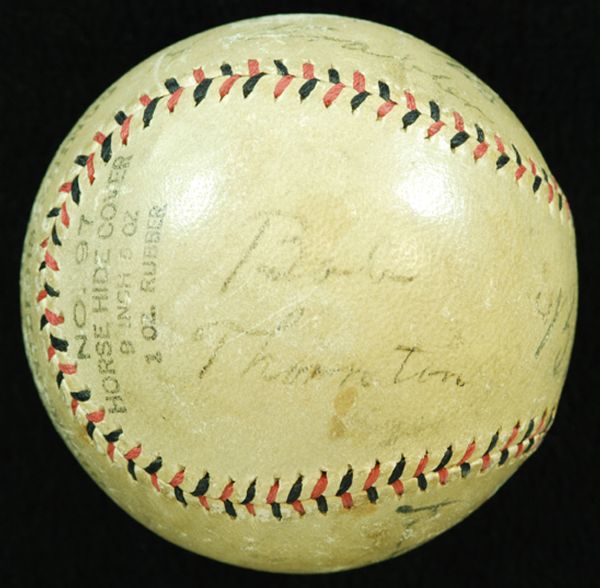 Babe Ruth & Lou Gehrig Dual-Signed Official League Baseball (JSA)