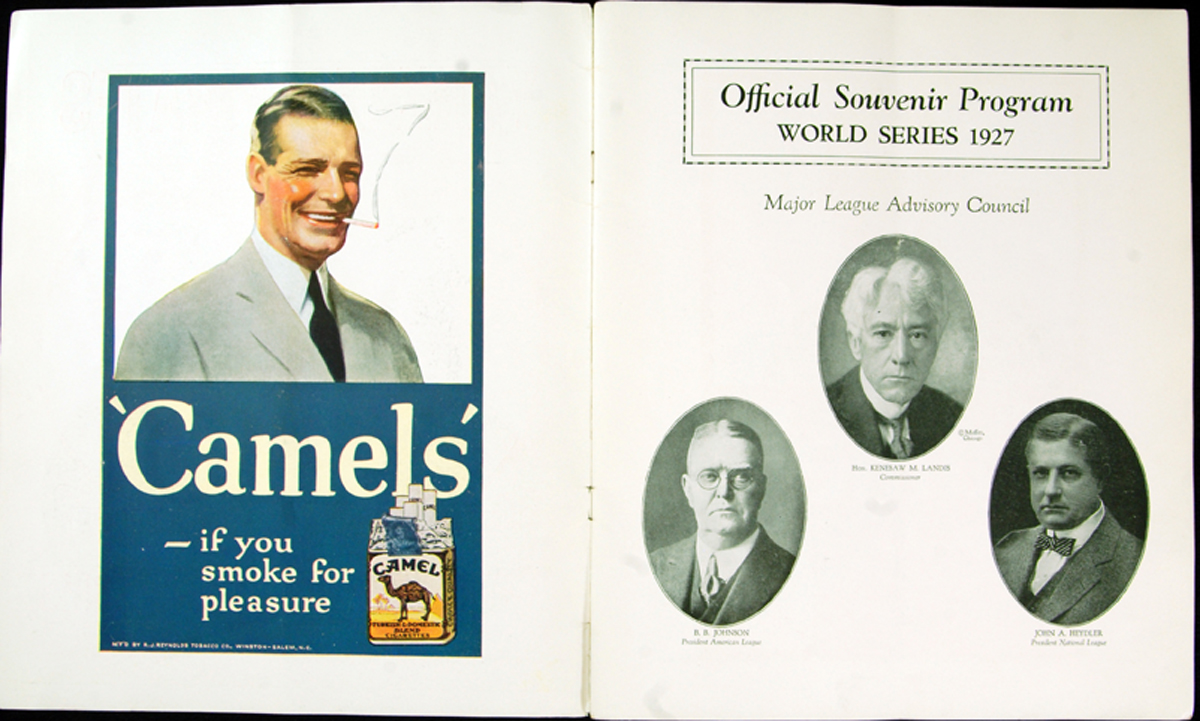 1927 World Series Program (New York Yankees). Baseball