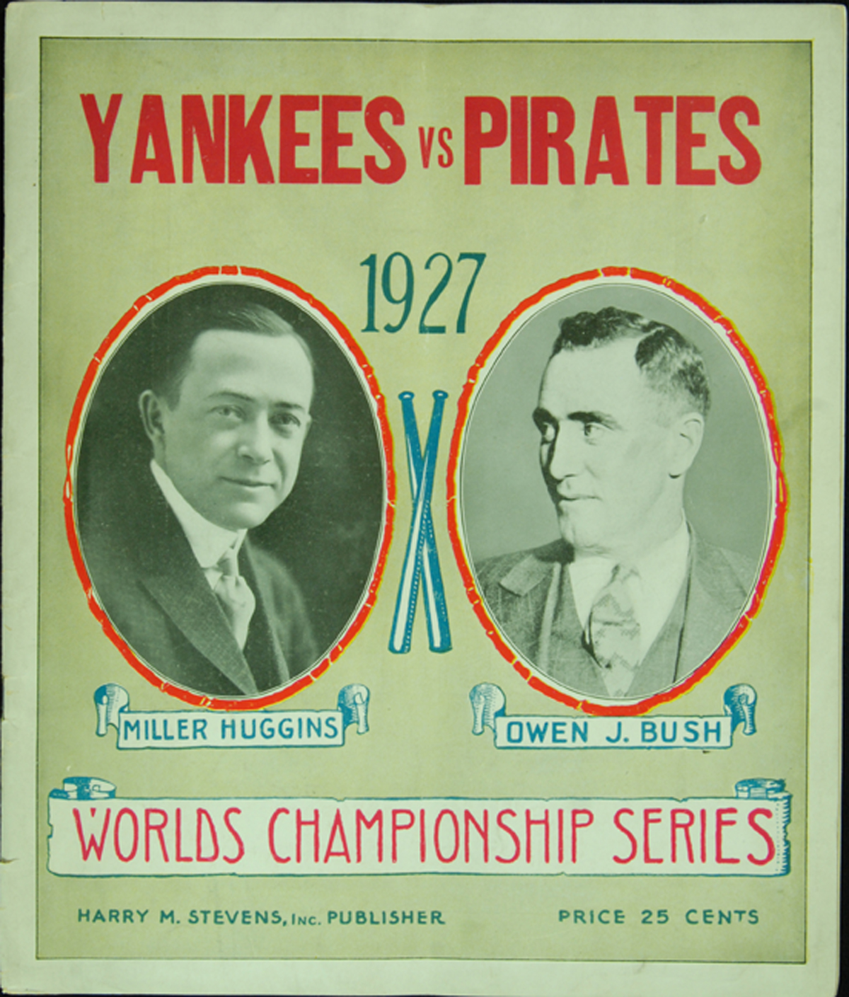 Lot Detail - 1927 World Series Program From Game 3 – A Babe Ruth