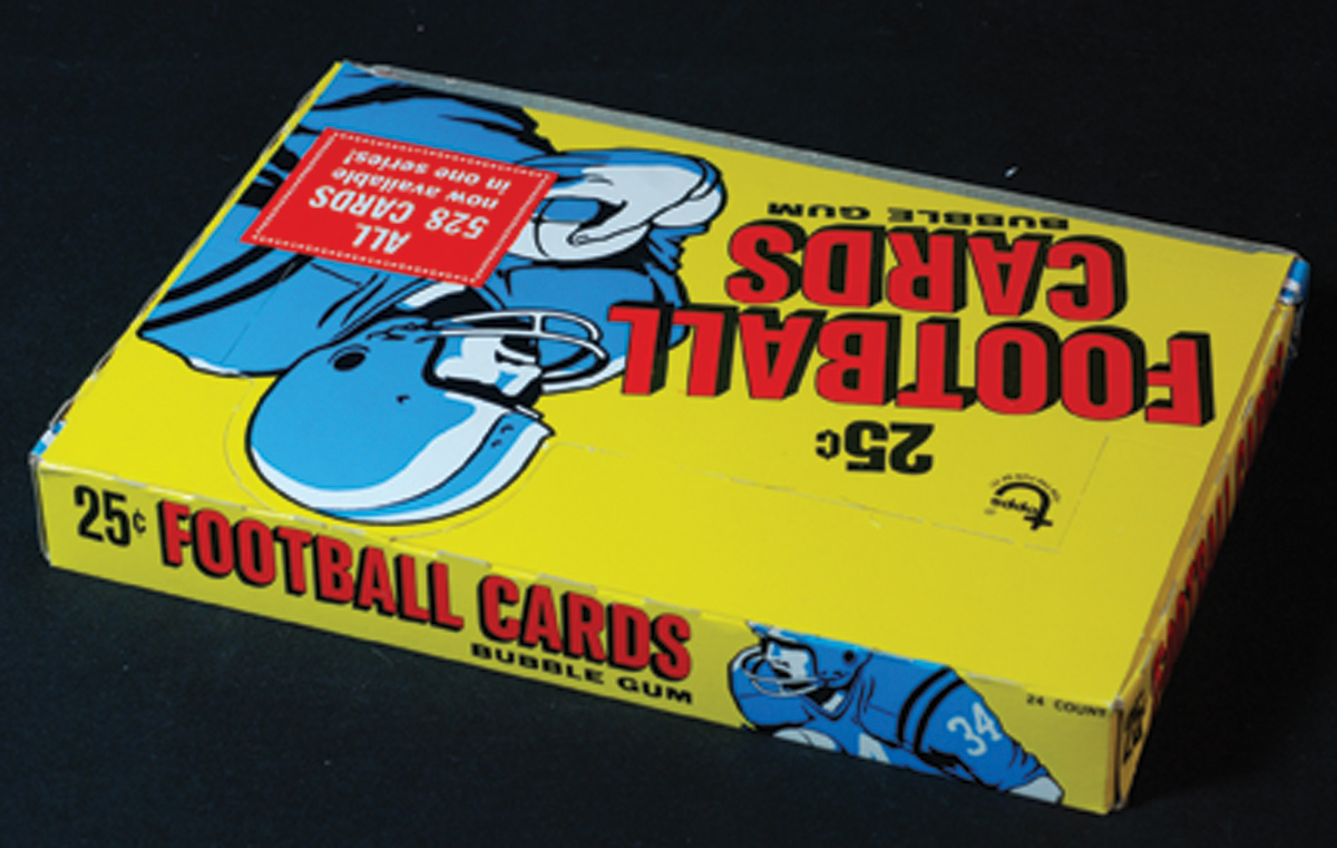 Lot Detail Topps Football Cello Box