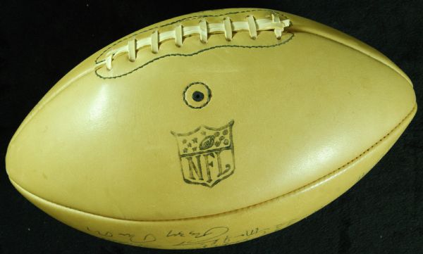 1966 Green Bay Packers Team-Signed Super Bowl I Football (51 Signatures) (PSA/DNA)