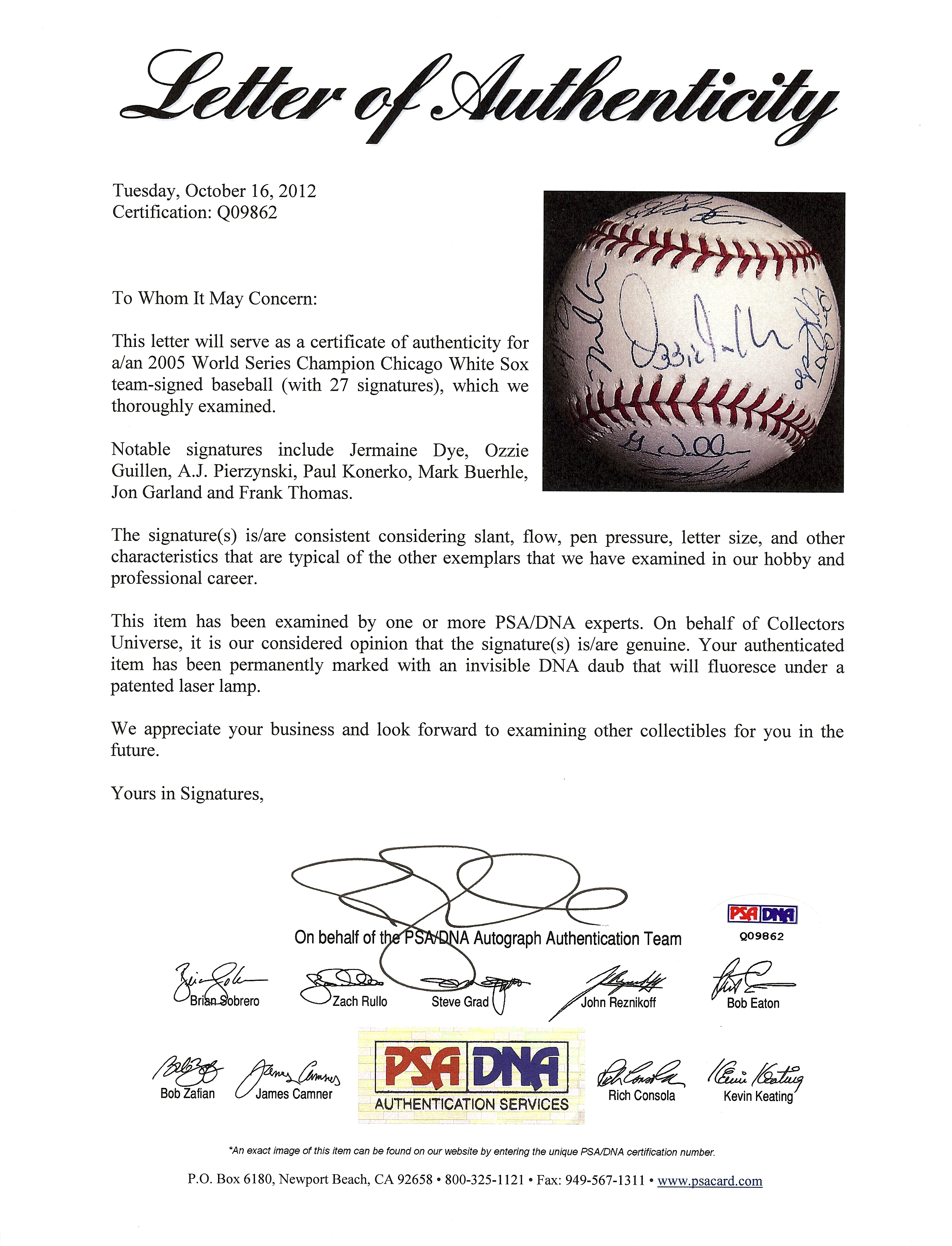 Lot Detail - 2005 Paul Konerko Chicago White Sox Signed World Series Home  Jersey (MEARS Auction LOA / JSA)