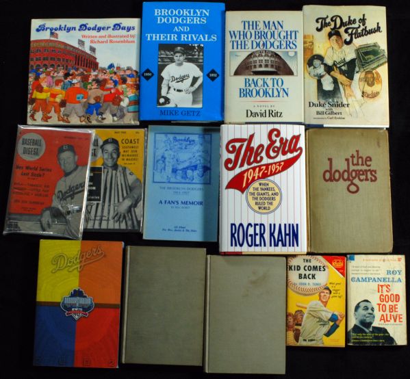 Brooklyn Dodgers, etc. Oddball Group with 1950s Schedules, Books, 1930s Player Rosters