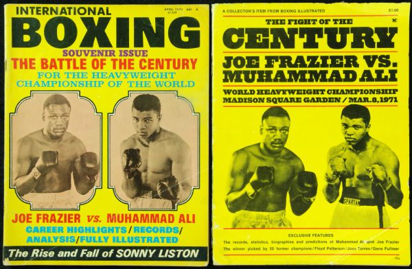 1971 Ali vs. Frazier Fight of the Century Publications