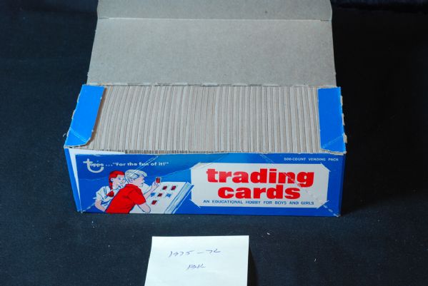 1975-76 Topps Basketball Vending Box (500)