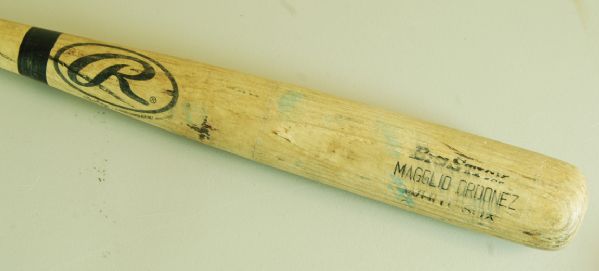 Magglio Ordonez 2000 Rawlings Game-Used Bat