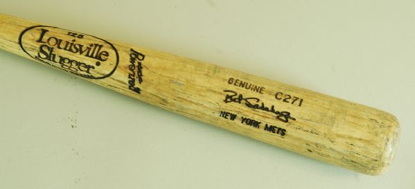 Bret Saberhagen 1994-95 Game-Used Louisville Slugger Bat