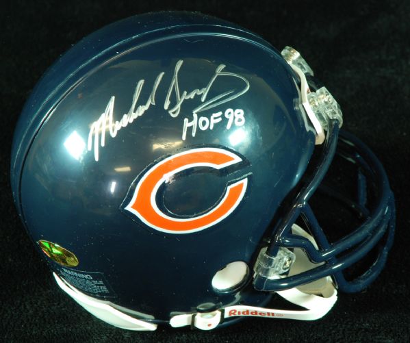 Mike Singletary Signed Bears Mini-Helmet (PSA/DNA)