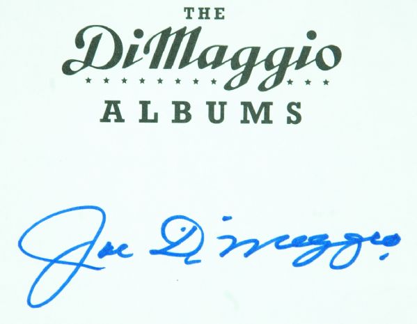Joe DiMaggio Signed The DiMaggio Albums Books (JSA)