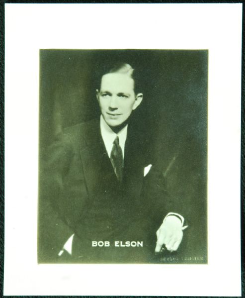 1938 Sawyer Biscuit Broadcaster Bob Elson