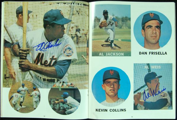 1969 New York Mets Multi-Signed Yearbook (13 Signatures)