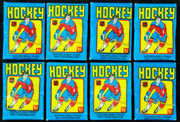 1979-80 Topps Hockey Unopened Wax Packs (8)
