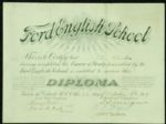 Henry Ford Signed Ford English School Diploma (1919) (PSA/DNA)