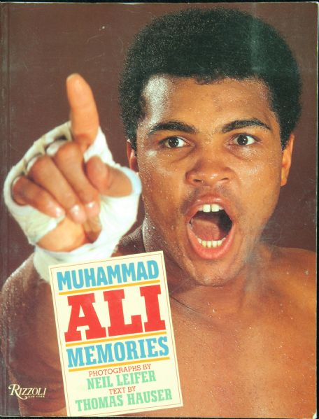 Muhammad Ali Signed Memories Book by Neil Leifer