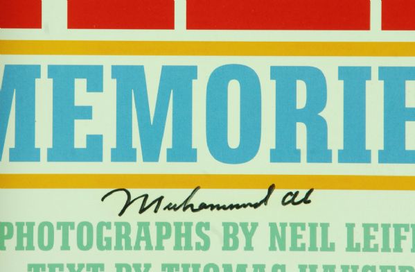 Muhammad Ali Signed Memories Book by Neil Leifer