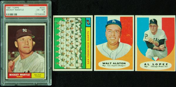 1961 Topps Baseball Partial Set (434)