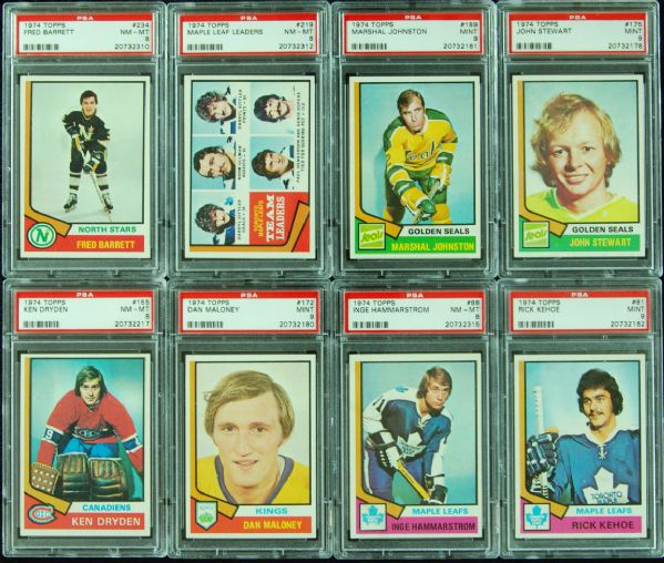 1973-77 Topps Hockey Complete Set Run of Four Sets (1,056)