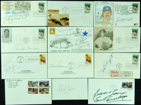 Collection of First Day Covers with Baseball, Football, Boxing (125)