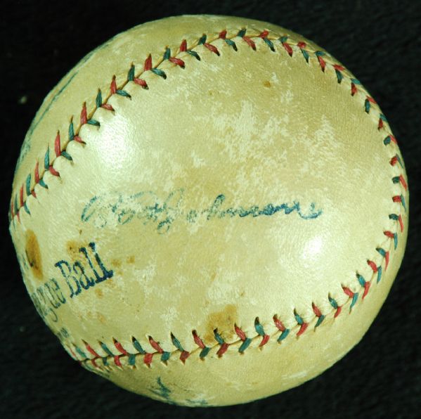 Exceedingly Rare Jack Tobin Single-Signed OAL Baseball (PSA/DNA)