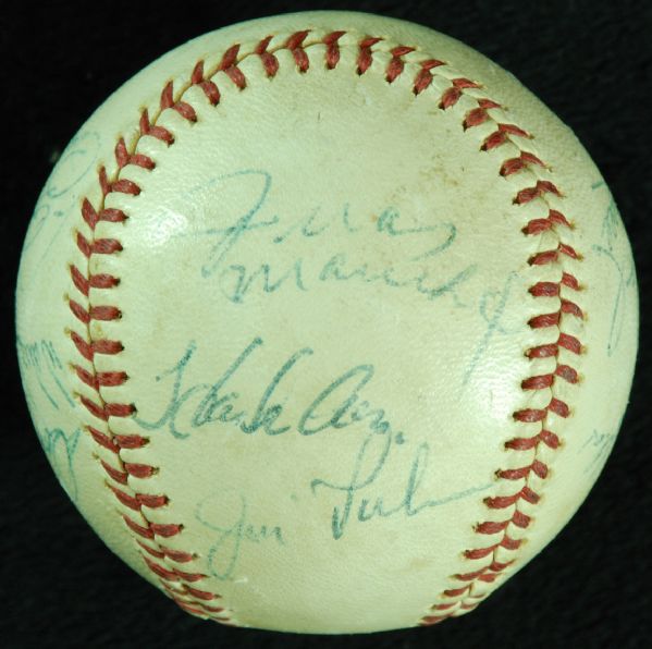 1971 All-Star Game Team-Signed Baseball (11 Signatures) with Clemente