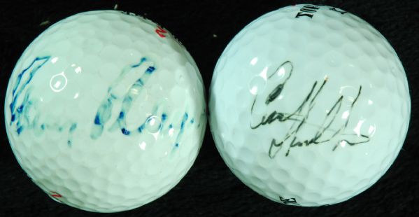 Gary Player & Craig Stadler Signed Golf Balls (2) (PSA/DNA)