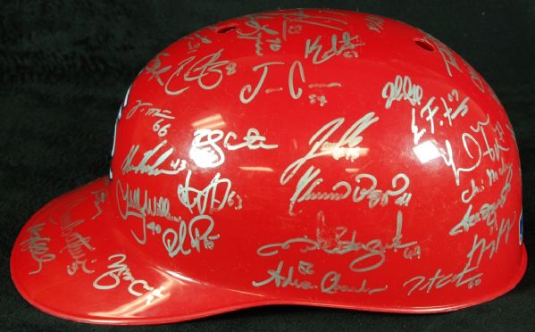 2013 St. Louis Cardinals Team-Signed Helmet (55 Signatures) with Mike Matheny Baseball