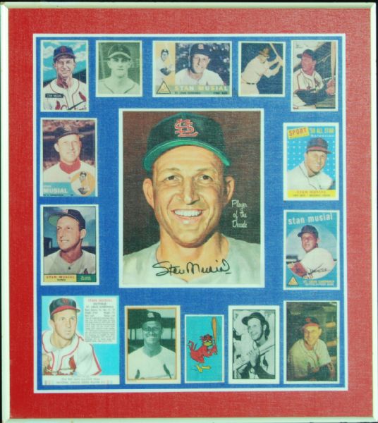 Stan Musial Plaque by Ernie Montella 