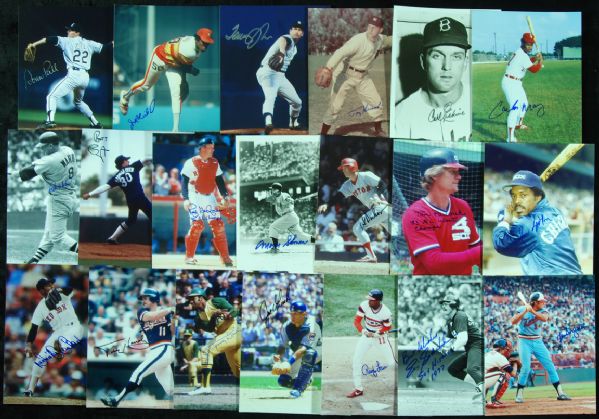 Baseball Signed 8x10 Photos (20) with Skowron, Erskine, Tommy John