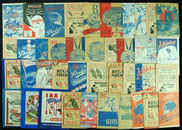1924-1957 Brooklyn Dodgers Scorecards (41)