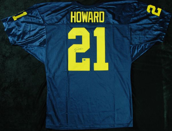 Desmond Howard Signed Michigan Jersey