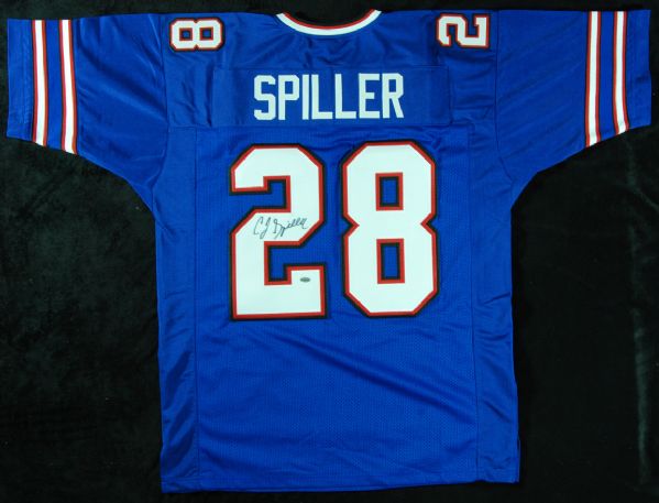 C.J. Spiller Signed Bills Jersey 