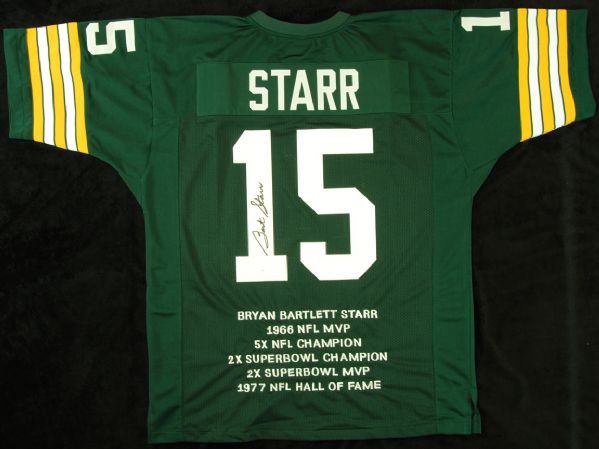 Bart Starr Signed Packers Jersey 