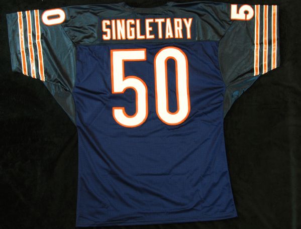 Mike Singletary Signed Bears Jersey HOF 98 (PSA/DNA)