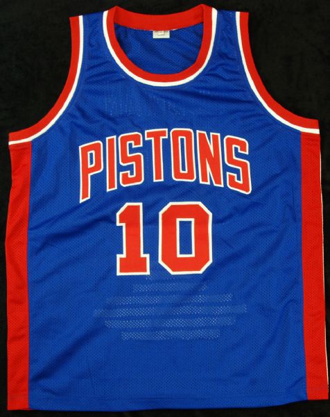 Dennis Rodman Signed Pistons Jersey (JSA)