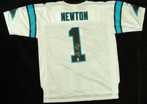 Cam Newton Signed Panthers Jersey