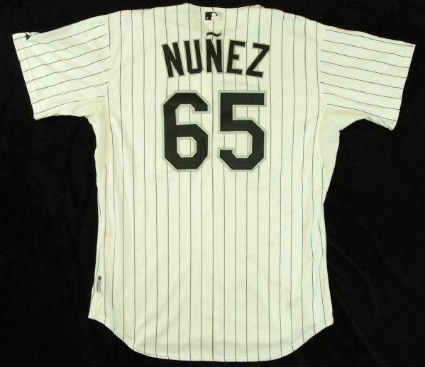 Jhonny Nunez Game-Used 2009 Chicago White Sox Home Jersey 