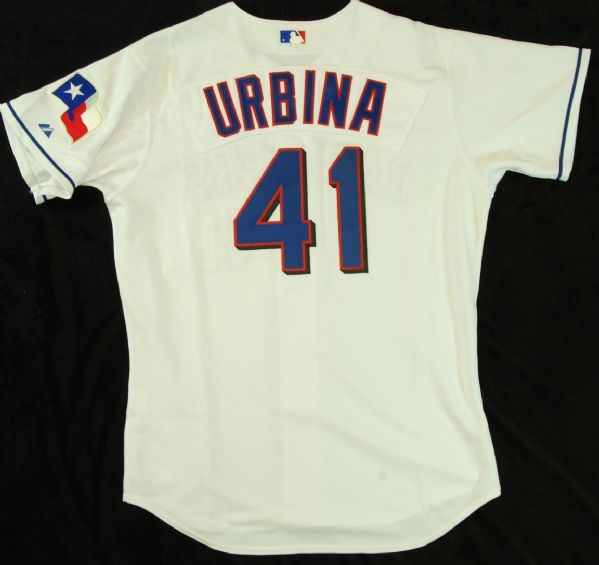 Ugueth Urbina 2003 Game-Used Texas Rangers Jersey (MeiGray)