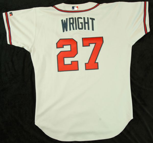Jaret Wright 2003 Game-Used Atlanta Braves Road Jersey